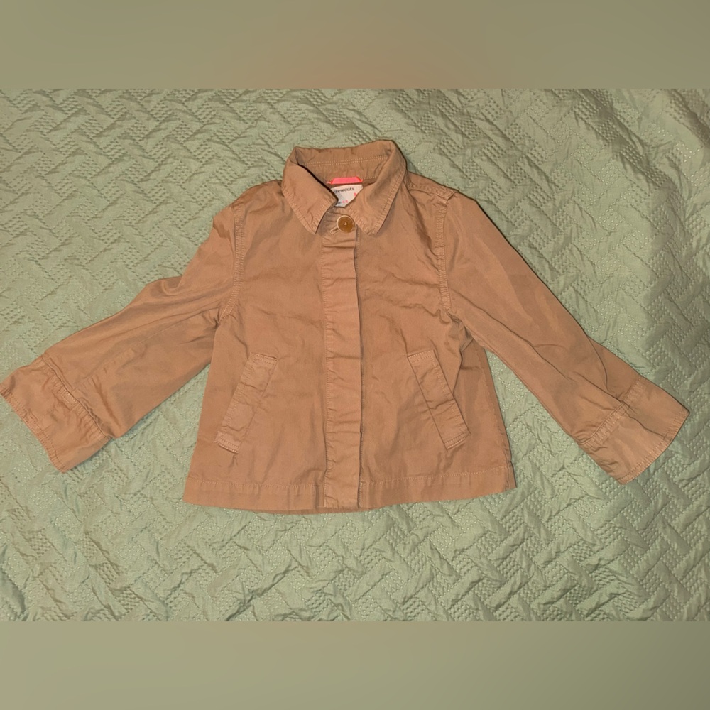 Crewcuts size 4/5 Light Brown Button-Front Jacket